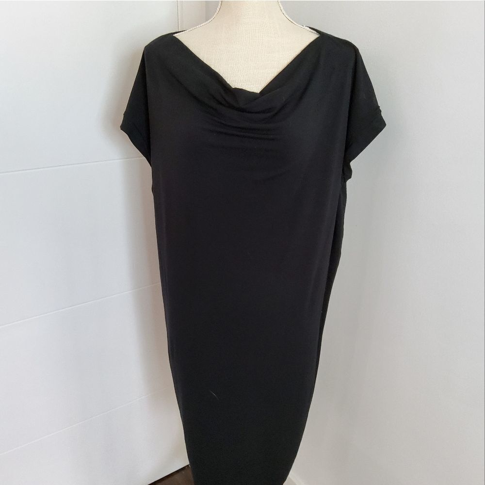 Eileen Fisher Women's Black Cocoon Dress Size M